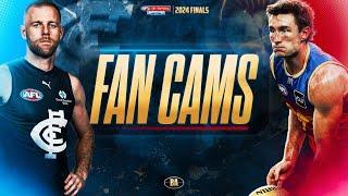 Fan Cams | Carlton v Brisbane | AFL Elimination Final, 2024