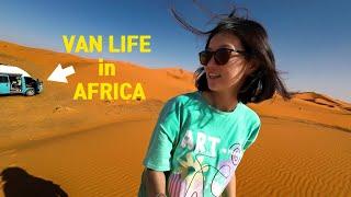 Car Camping on the Sahara Dunes, No 4x4 Needed | VAN LIFE in AFRICA