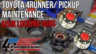 Toyota pickup/4runner maintenance ￼(Aisin Manual locking hubs )