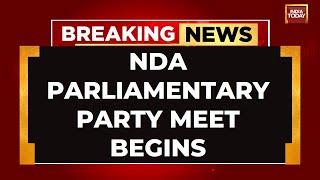 NDA MPs Big Meet: PM Modi Arrives For NDA Parliamentary Party Meet Ahead Of Lok Sabha Session