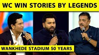 WANKHEDE: ROHIT-SACHIN'S EMOTIONAL WORLD CUP MEMORIES, RAVI SHASTRI'S COMMENTARY ON HIS 6 SIXES