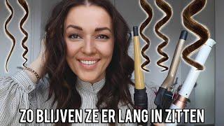 ALLES over krullen maken met een krultang - zo blijven ze ECHT zitten! | Beautygloss