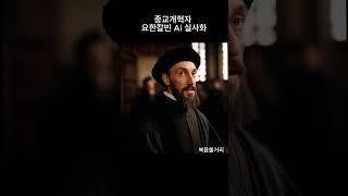 [ai실사화] 종교개혁자 요한 칼빈 #jeancalvin #johncalvin #ai