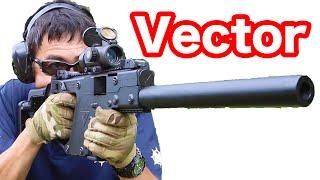 【実弾射撃】クリス ベクター(Kriss Vector) 45口径のサブマシンガンを撃ってみた！【マック堺のレビュー動画】#358