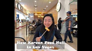 (Eng CC) Las Vegas New Korean Food hall/Cheongdam food hall/las vegas Halgatteok/라스베가스푸드코트