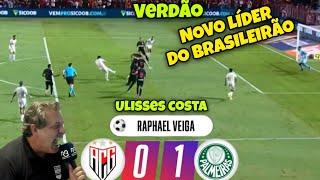 ATLÉTICO-GO 0x1 PALMEIRAS Narração Ulisses Costa/ Rádio Bandeirantes Brasileirão 2024