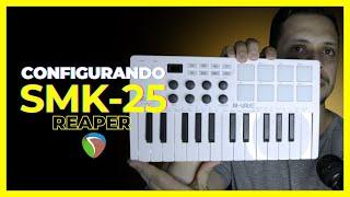 Como configurar o Controlador MIDI SMK-25 no PC e no REAPER + Análise Detalhada