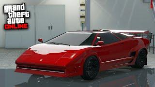 PEGASSI TORERO Customization (Lamborghini Countach) | GTA 5 Online DLC Vehicle Customization