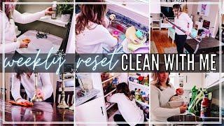 TACKLE YOUR MESS + CLEAN WITH ME 2022 | WEEKLY RESET ROUTINE | Get it all done | Brianne Walter