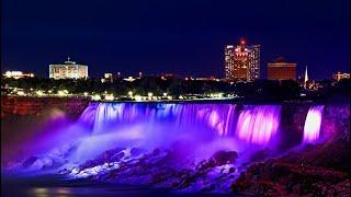 Niagara Falls at NIGHT | HorseShoe Falls | American Fall