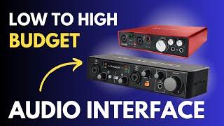 Best Audio interface from low to high budget #audiointerface #audiosetup