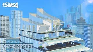 Penthouse Coworking Space, exterior design│No CC │The Sims 4 Stop Motion Build