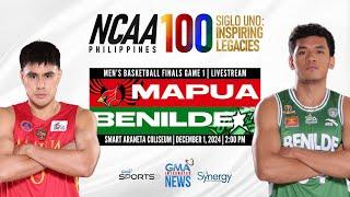 Mapúa vs Benilde (Men’s Basketball Game 1 | NCAA Season 100 - Replay