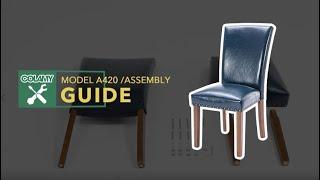 COLAMY Dining Chair A420 Assembly Guide 2023