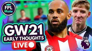 FPL GW21: EARLY THOUGHTS! Jackson Replacements & BUY Mbeumo? | Reaction Gameweek 21 2024/25