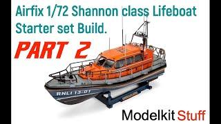 Building the New Airfix 1/72 Lifeboat starter set Part 2