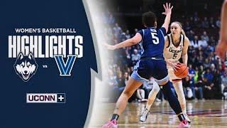 HIGHLIGHTS | UConn Women's Basketball vs. Villanova (2025 Big East Tournament)