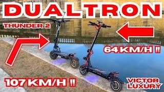 DUALTRON THUNDER 2 VS DUALTRON VICTOR LUXURY !! BALADE AVEC UN ABONNÉ EN TROTTINETTE ÉLECTRIQUE !!