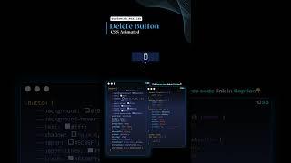 Animated Delete Button #codewith_muhilan #css #coding