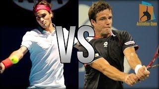 Roger Federer Vs Teymuraz Gabashvili Australian Open 2014 Highlights