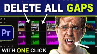 Delete ALL GAPS In The Timeline FAST - Premiere Pro (Close Gap & Go To Gap)