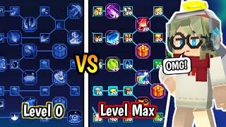 0 Level Talent Vs Max Level Talent In Bedwars!!  [Blockman Go]