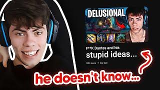 "They REALLY don't like how I play ADC..." | Dantes Reacts