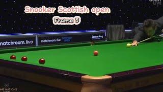 Ronnie O’Sullivan Vs Mark Selby ( frame 5). Snooker Scottish open.