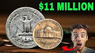 Million-Dollar Quarters Dollar & Jefferson Nickels: Rare Coins That Could Make You a Millionaire!