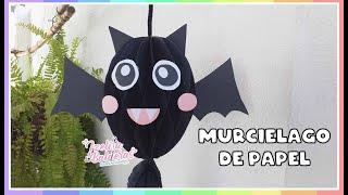 Como hacer un Murciélago de papel - Adorno de Halloween