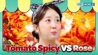 Tomato Spicy vs Rose Rice Cakes [Stars' Top Recipe at Fun-Staurant : EP.164-3] | KBS WORLD TV 230320