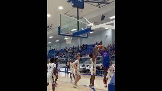 Cam Hickman (6-6 ‘27 F Neshoba Central) working hard down low with the tough baskets.