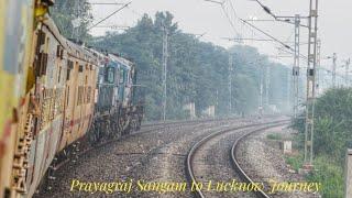 Prayagraj Sangam to Lucknow Charbagh  Full Journey Compilation | Onboard Ganga gomti express