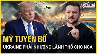 Mỹ tuyên bố Ukraine phải nhượng lãnh thổ cho Nga trong mọi thỏa thuận | Báo VietNamNet