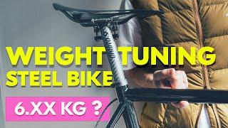 The lightest steel road bike? Getting my Steel Bike below 7KG with Darimo and Extralite upgrades