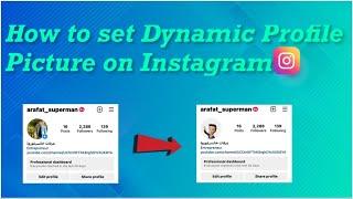 Instagram dynamic profile picture|How to setup dynamic avatar profile picture on instagram