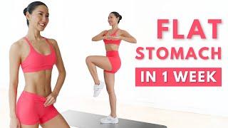 15 MIN STANDING FLAT STOMACH WORKOUT  BURN LOWER BELLY FAT (NO EQUIPMENT)