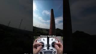 Chimney dive with the crew #fpv #drone #fpvdrone #fpvlife