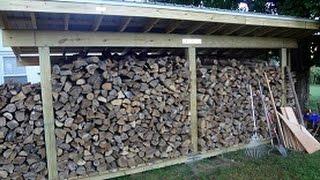 How to Build a Firewood Shed By Yourself