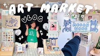 ART MARKET VLOG  huge illustration fair in nyc  moccafest 2024