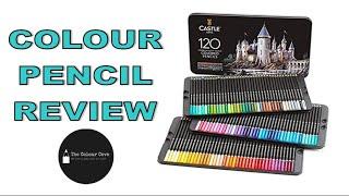 Castle Arts 120 Pencil Review: Coloured Pencils Tested the Cave Way!