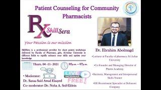 Patient counseling for community pharmacists