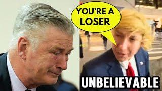 Alec Baldwin Publicly DESTROYED BY TRUMP Impersonator + WOKE CLOWN'S CAREER ENDS