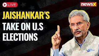 Jaishankar On Indiaspora Report | His Take On US Elections, Indians in U.S | NewsX Live