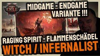 Path Of Exile 2  MIDGAME bis ENDGAME Variante  WITCH INFERNAL Class Guide  SRS RAGING SPIRIT