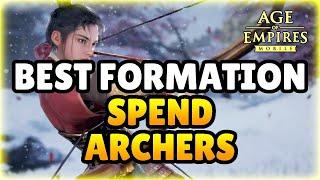 Age of Empires Mobile: BEST Early Game Spender Army Build - Archers