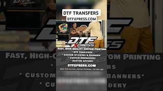 DTF XPRESS offers premium custom DTF transfers! #highquality #denver #dtftransfers #dtfprinting