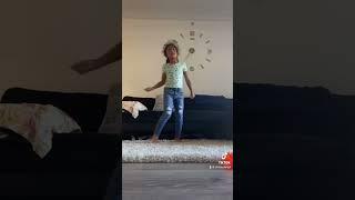 She took my phone and made her own video.  cutest dance 