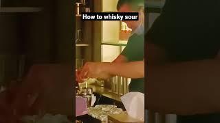 let's try his whisky sour recipe #shorts #bartending #cocktail