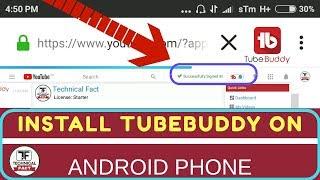 how to install tubebuddy on android phone